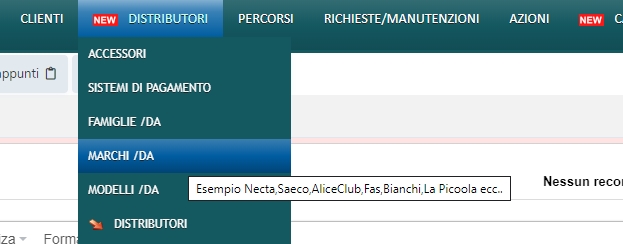 Marchi distributori