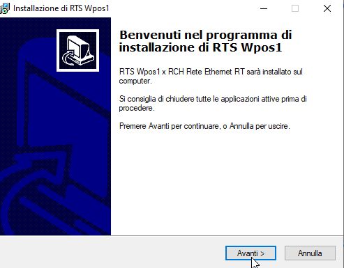 Installazione driver per registratore di cassa
