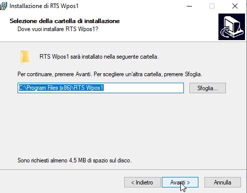 Installazione driver per registratore di cassa