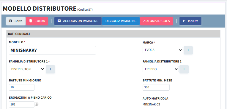 Famiglie distributori/macchine in cialda