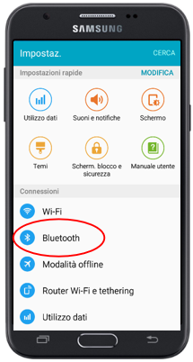 Ritiro dati con BT DATAKEY