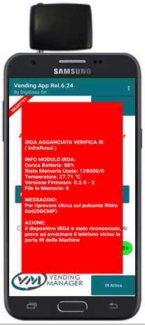 Ritiro dati con SMART IRDA