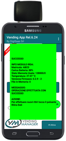 Ritiro dati con SMART IRDA