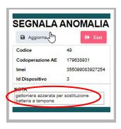 Segnalazione anomalia su corrispettivi inviati in Agenzia delle Entrate