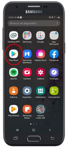 Aggiorna pacchetto App da Playstore