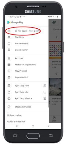 Aggiorna pacchetto App da Playstore