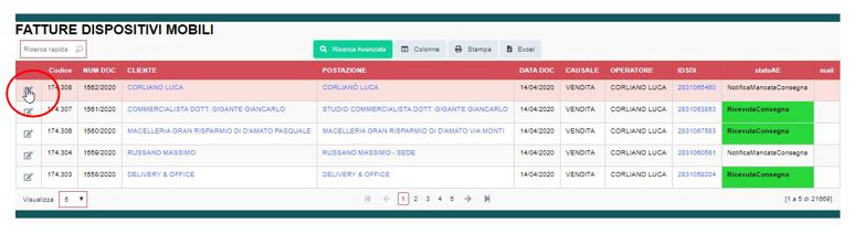 Invio mail COPIA CORTESIA fattura elettronica