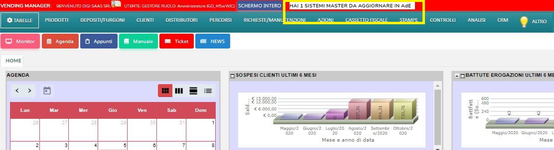 Controllo sistemi master