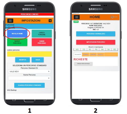 homenuova Vending Manager Mobile HOME PAGE