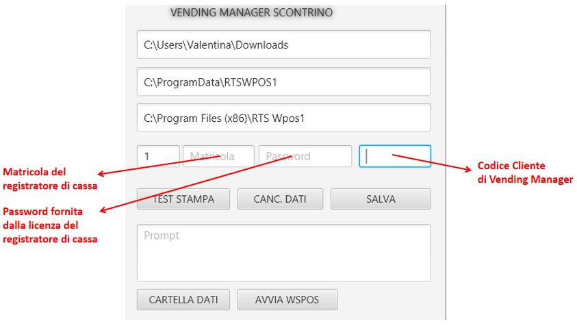 Download e configurazione VM_SCONTRINO