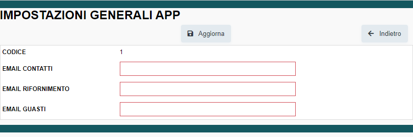 app Configurazione banner per web app Il Caffè