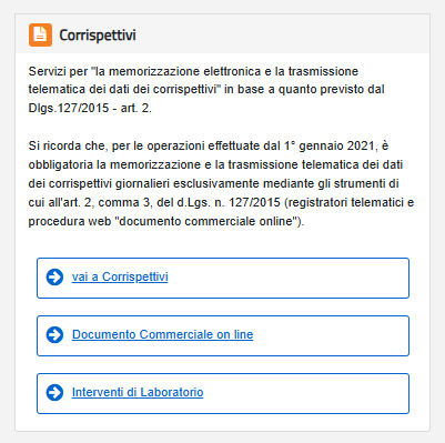 Creazione certificato gestore