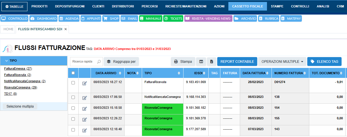 Creazione ZIP file xml fatture elettroniche