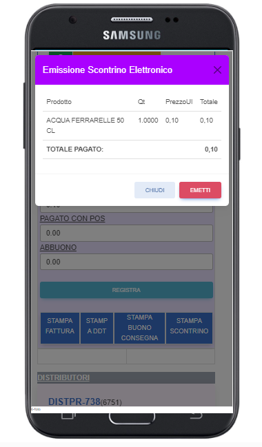 SCONTRINO ELETTRONICO